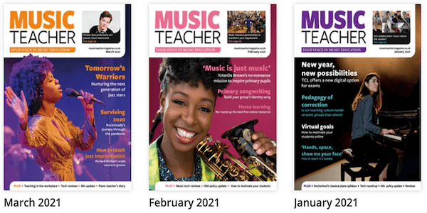 Music Teacher magazine reviews the pBugle