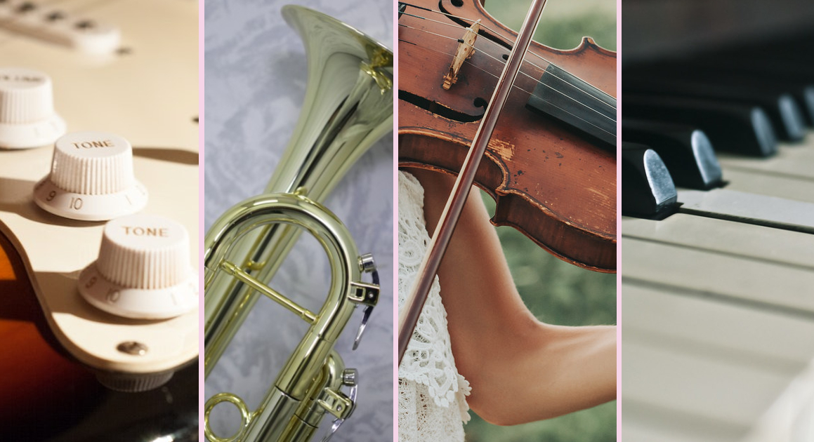 A selection of musical instruments 