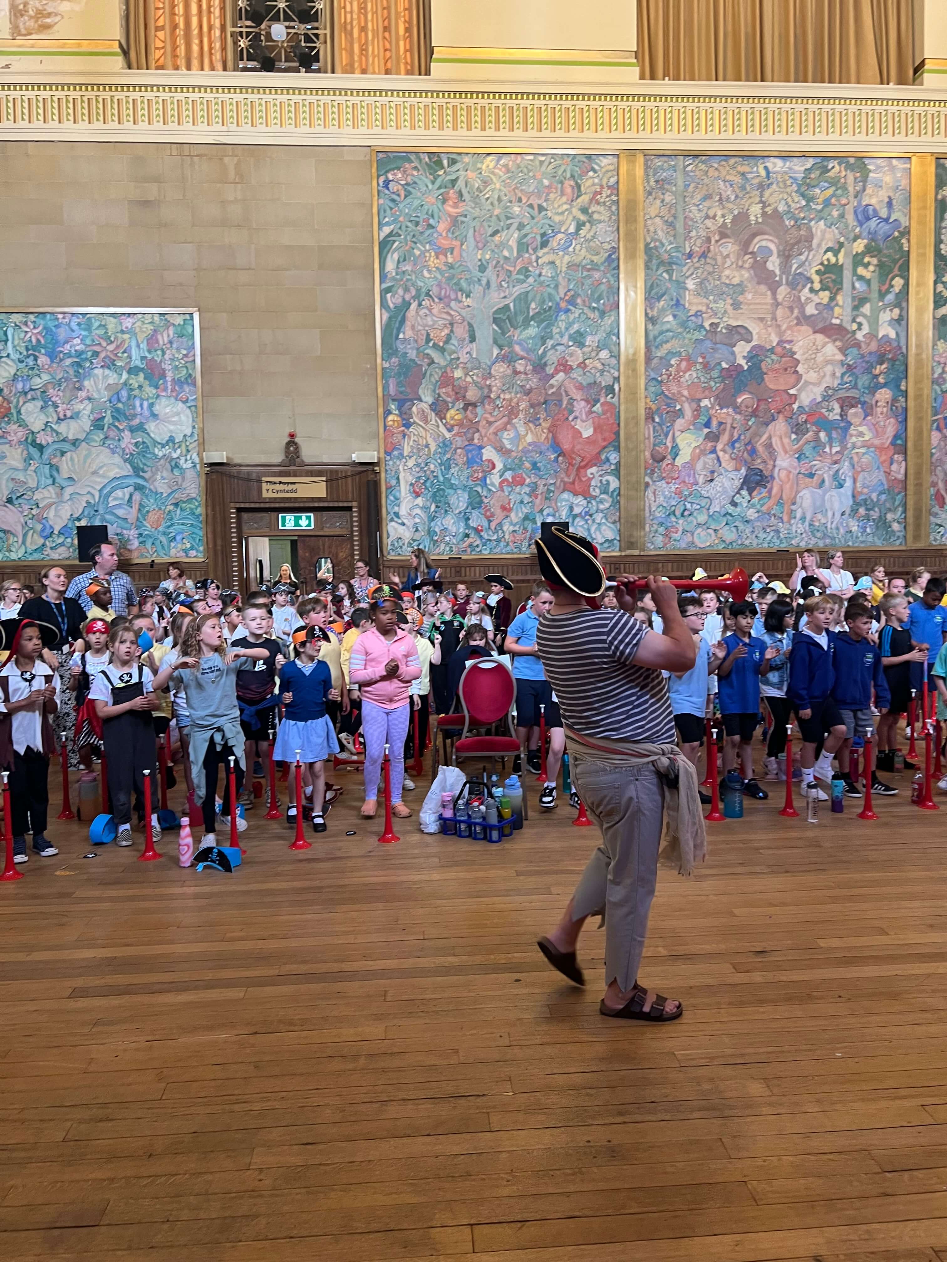 Music Education Consultant Chris Fower (aka Pirate pBuzz!) led the fun!